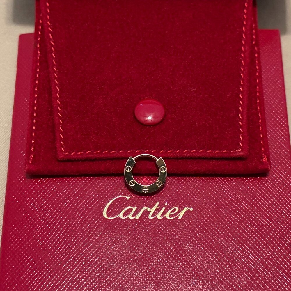 CARTIER Love 18k YG Single Unisex Earring